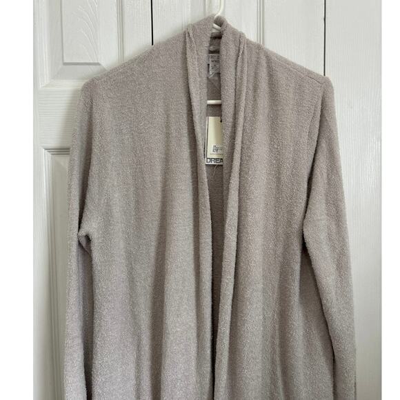 Barefoot Dreams NWT Bamboo Chic Lite Essential Long Cardigan Silver Gray XL - Picture 2 of 11